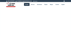 Desktop Screenshot of demenagementtenor.com